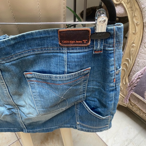 Jeans skirt Vintage Y2K Sexy Bar Wear Club / College - Picture 9 of 10